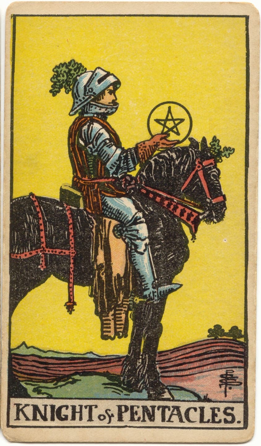 ไพ่ทาโรต์ Knight of Pentacles