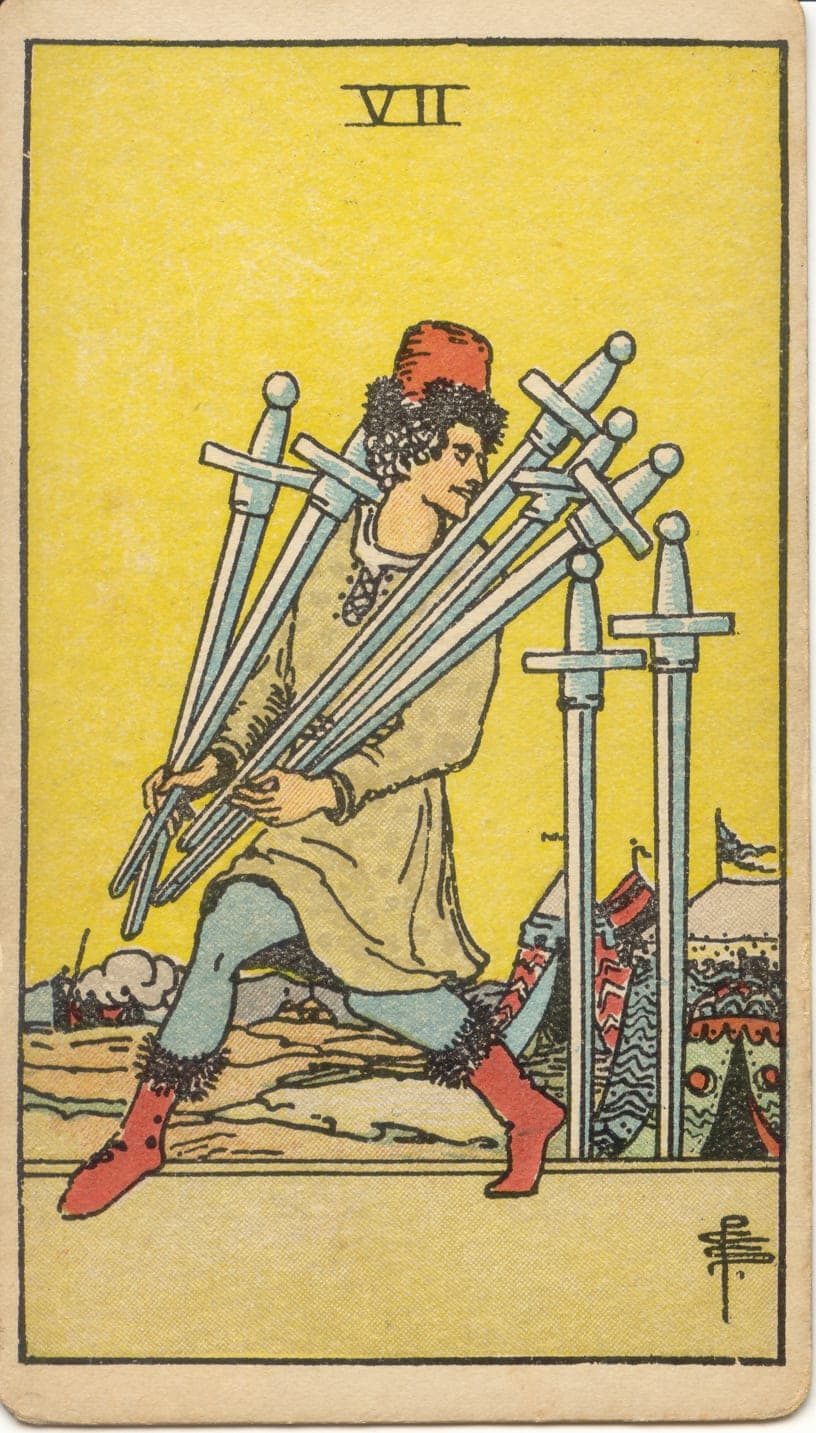 ไพ่ทาโรต์ Seven of Swords