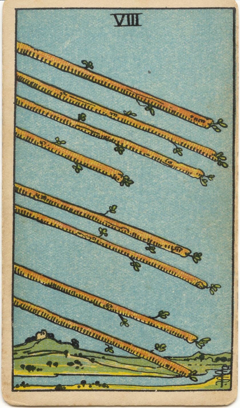 ไพ่ทาโรต์ Eight of Wands