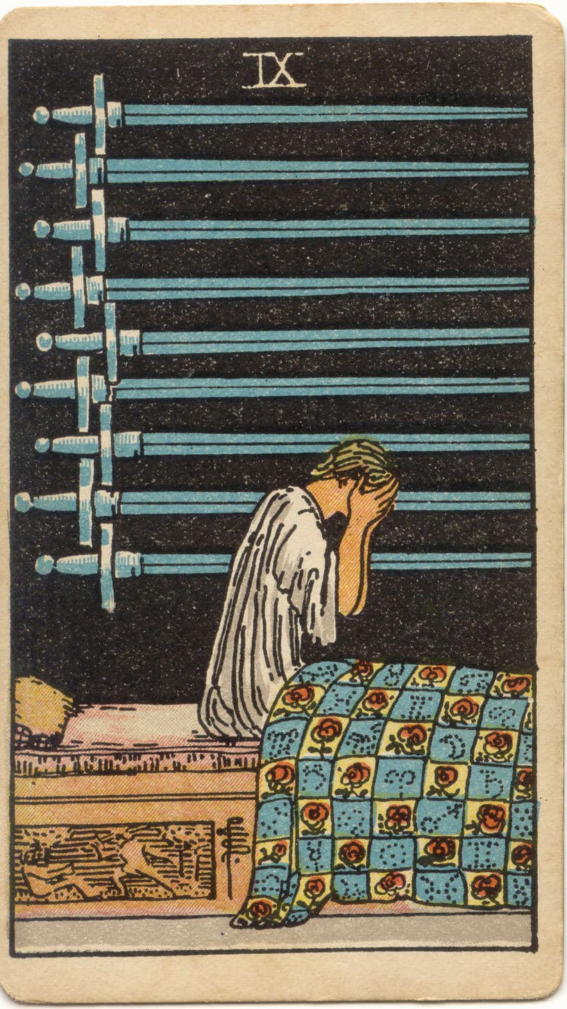 ไพ่ทาโรต์ Nine of Swords