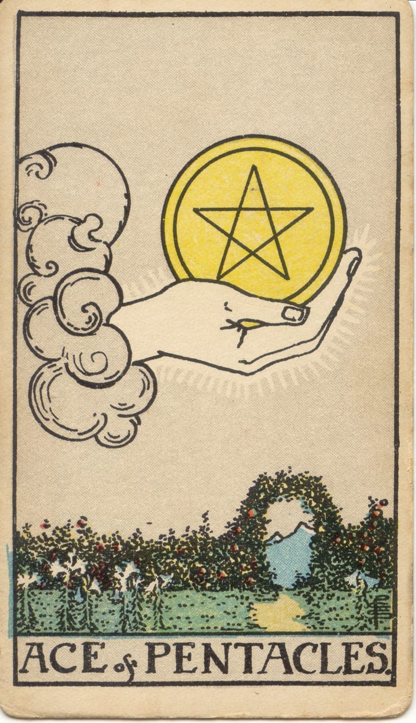 ไพ่ทาโรต์ Ace of Pentacles