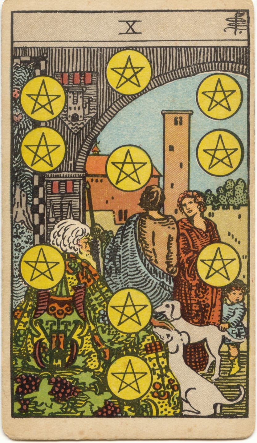ไพ่ทาโรต์ Ten of Pentacles